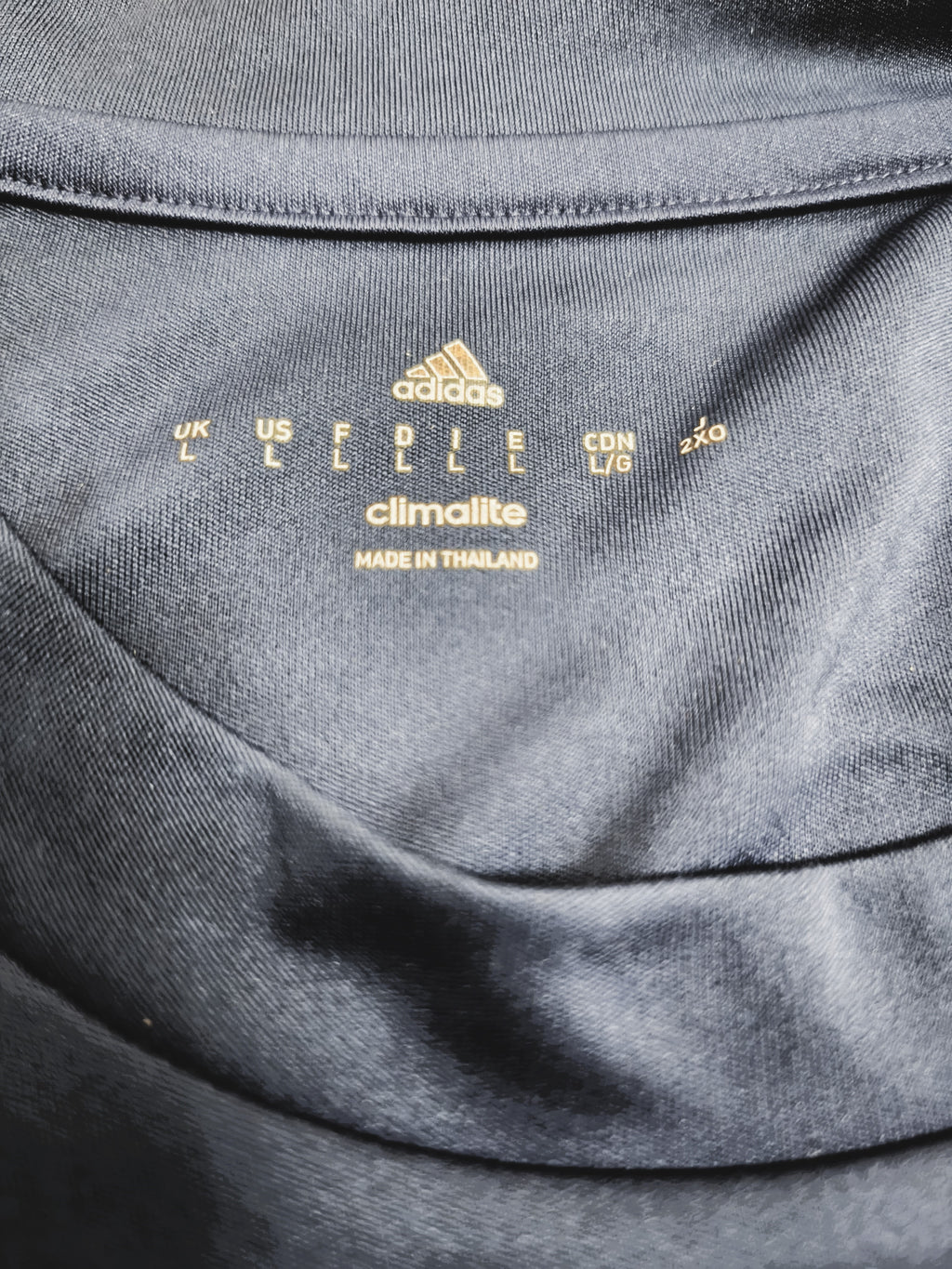 Adidas Climalite Training T-Shirt - Navy & Gold