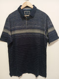 Premium Blue Harbour Striped Polo Shirt - Classic Casual Style